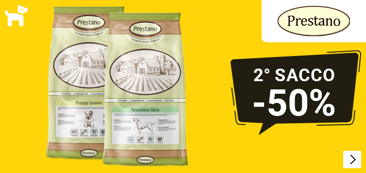 PRESTANO 2e zak 50% korting DOG